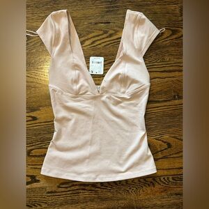 Free People Duo Corset Cami Rose